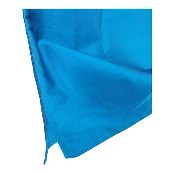 Silk Tank Top Shell Small 100% Silk Teal Blue - Picture 4 of 7